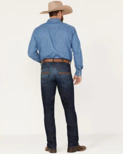 Cinch Men's Silver Label Dark Wash Slim Straight Performance Jeans -Sheplers Sales 2000373443 402 P3