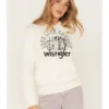 Wrangler Women's Long Live Cowboys Desert Graphic Hoodie -Sheplers Sales 2000374071 103 P1