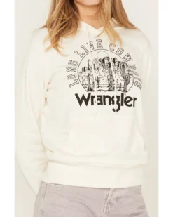 Wrangler Women's Long Live Cowboys Desert Graphic Hoodie 8 Wrangler Women's Long Live Cowboys Desert Graphic Hoodie -Sheplers Sales 2000374071 103 P3