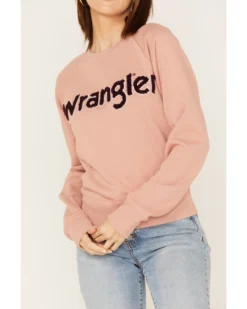 Wrangler Retro Women's Embroidered Logo Sweatshirt -Sheplers Sales 2000374076 681 P3
