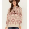 Ariat Women's Southwestern Print Logo Graphic Hoodie -Sheplers Sales 2000374278 280 P1