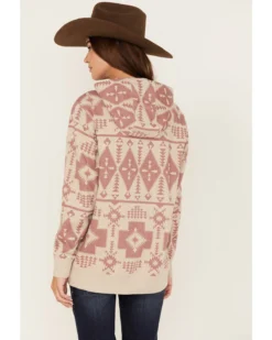 Ariat Women's Southwestern Print Logo Graphic Hoodie -Sheplers Sales 2000374278 280 P4