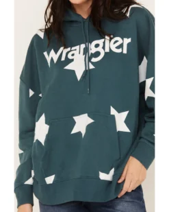 Wrangler Retro Women's Starry Logo Hoodie -Sheplers Sales 2000374542 442 P3