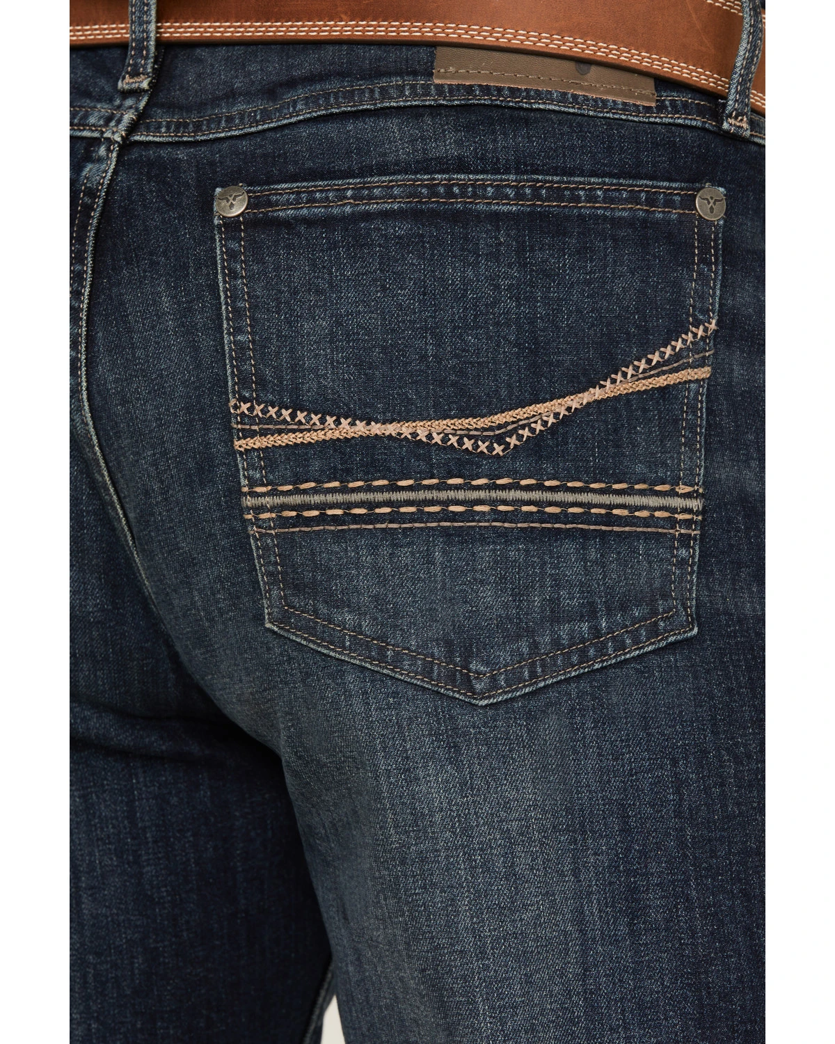 Wrangler 20x Men's 33MWX Iron Dark Wash Extreme Relaxed Straight Stretch Denim Jeans 6 Wrangler 20x Men's 33MWX Iron Dark Wash Extreme Relaxed Straight Stretch Denim Jeans - Image 4