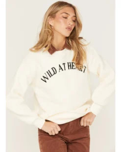 Cleo + Wolf Women's Wild At Heart Graphic Sweatshirt -Sheplers Sales 2000374824 103 P3