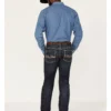 Rock & Roll Denim Men's Dark Wash Pistol Stackable Reflex Bootcut Jeans