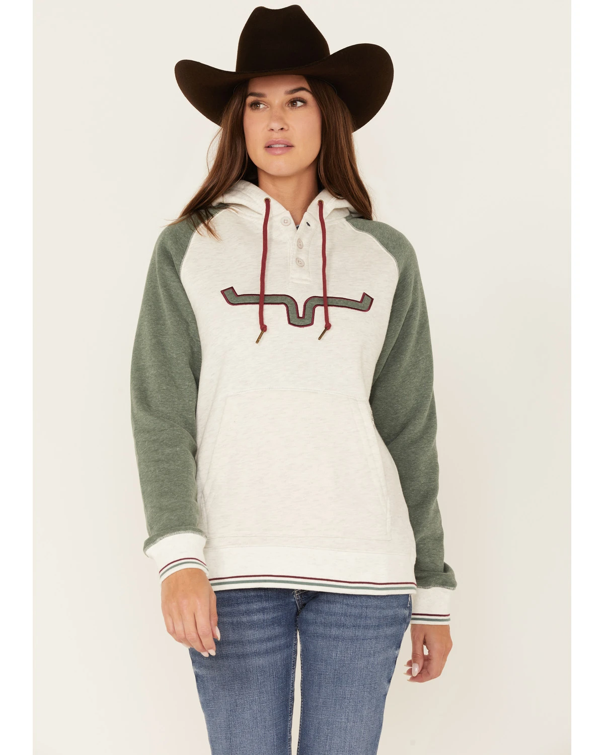 Kimes Ranch Women's Amigo Logo Hooded Pullover 3 Kimes Ranch Women's Amigo Logo Hooded Pullover