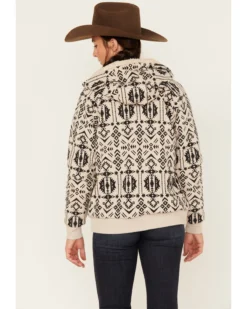 Ariat Women's R.E.A.L. Southwestern Print Sherpa-Lined Zip Hoodie -Sheplers Sales 2000377705 944 P4