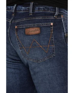 Wrangler Retro Men's Holsteiner Dark Wash Slim Boot Stretch Denim Jeans -Sheplers Sales 2000384265 400 P4