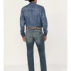 Rock & Roll Denim Men's Revolver Medium Vintage Wash Slim Straight Reflex Denim Jeans -Sheplers Sales 2000386198 414 P1