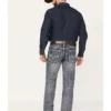 Rock & Roll Denim Men's Pistol Medium Vintage Wash Straight Leg Denim Jeans 1 Rock & Roll Denim Men's Pistol Medium Vintage Wash Straight Leg Denim Jeans -Sheplers Sales 2000386204 414 P1