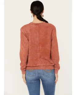 Changes Women's Bucking Horse Yellowstone Crew Neck Sweatshirt 9 Changes Women's Bucking Horse Yellowstone Crew Neck Sweatshirt -Sheplers Sales 2000393498 220 P4